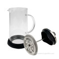 350mL Rubber Bottom Glass French Press Coffee Maker